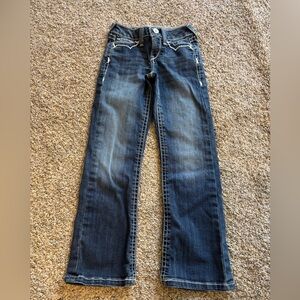 Ariat Dark Blue Girls Boot Cut Jeans
